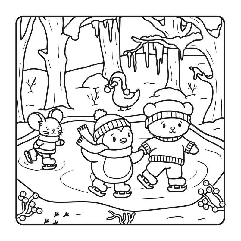 Coloring Book - Snuggly Winter Coloring Book by: Paperback; 96 pages