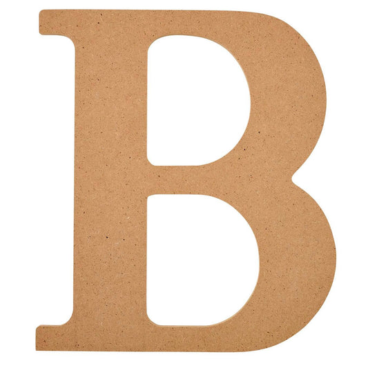 Wood - 8 inch MDF Letter - B