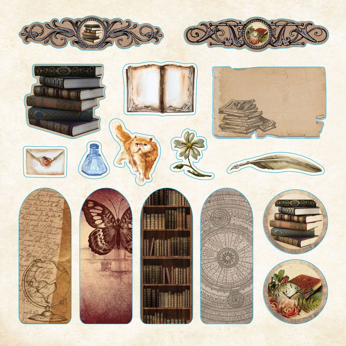 Stickers - Bibliophilia Ephemera Sticker Book
