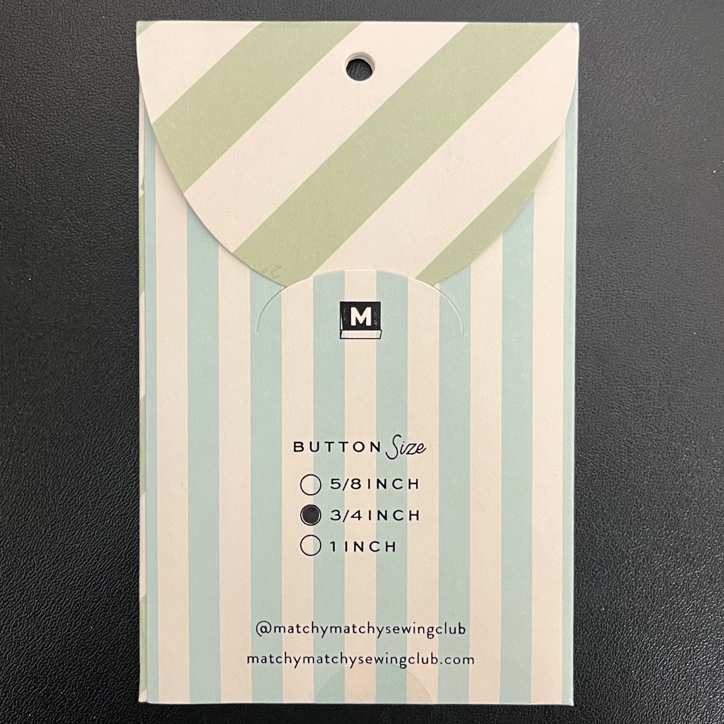 Buttons - Amber 3/4" Corozo Nut Set of 6