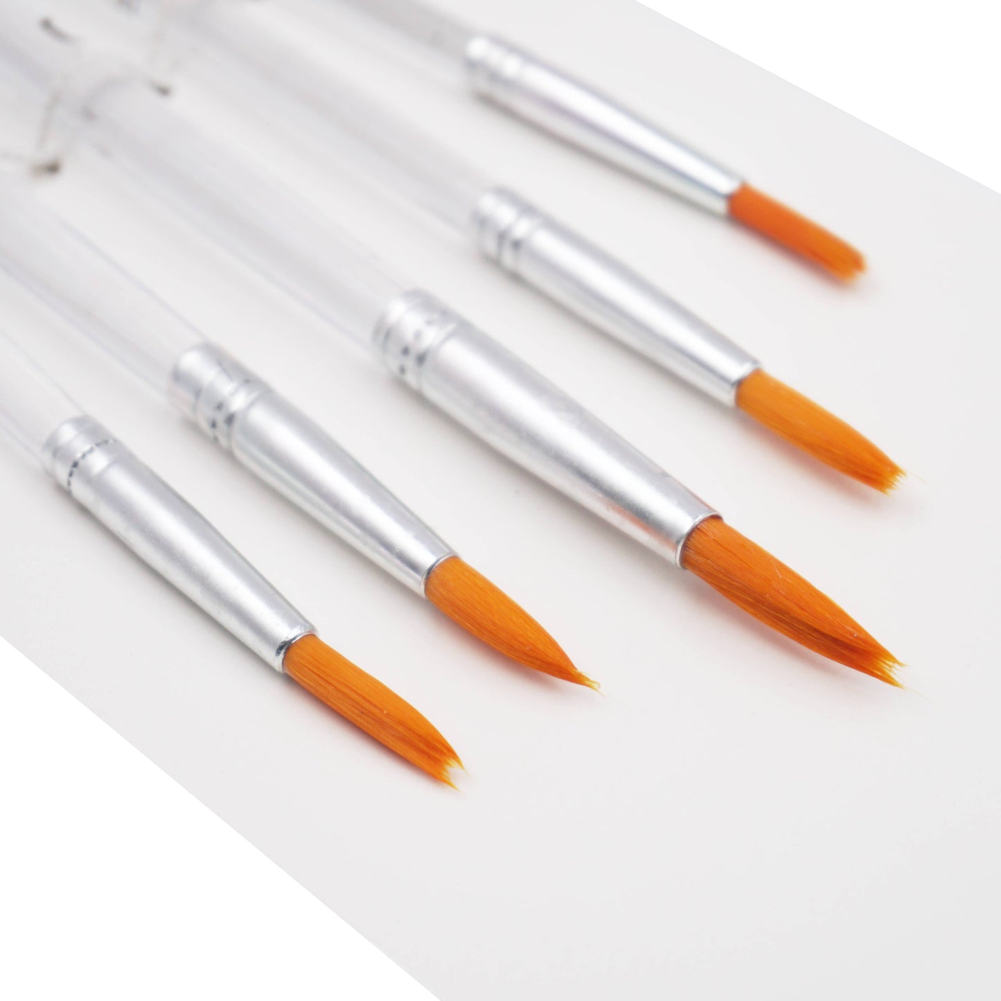 Paint Brush - Set, 5 Brushes Filbert
