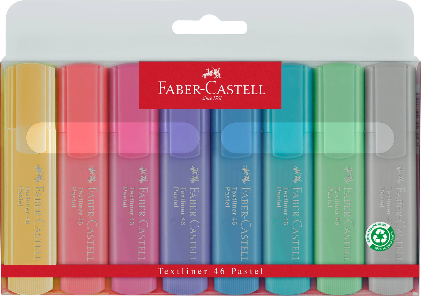 Highlighters - Pastel - Wallet of 8