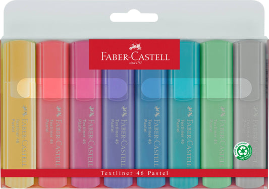 Highlighters - Pastel - Wallet of 8