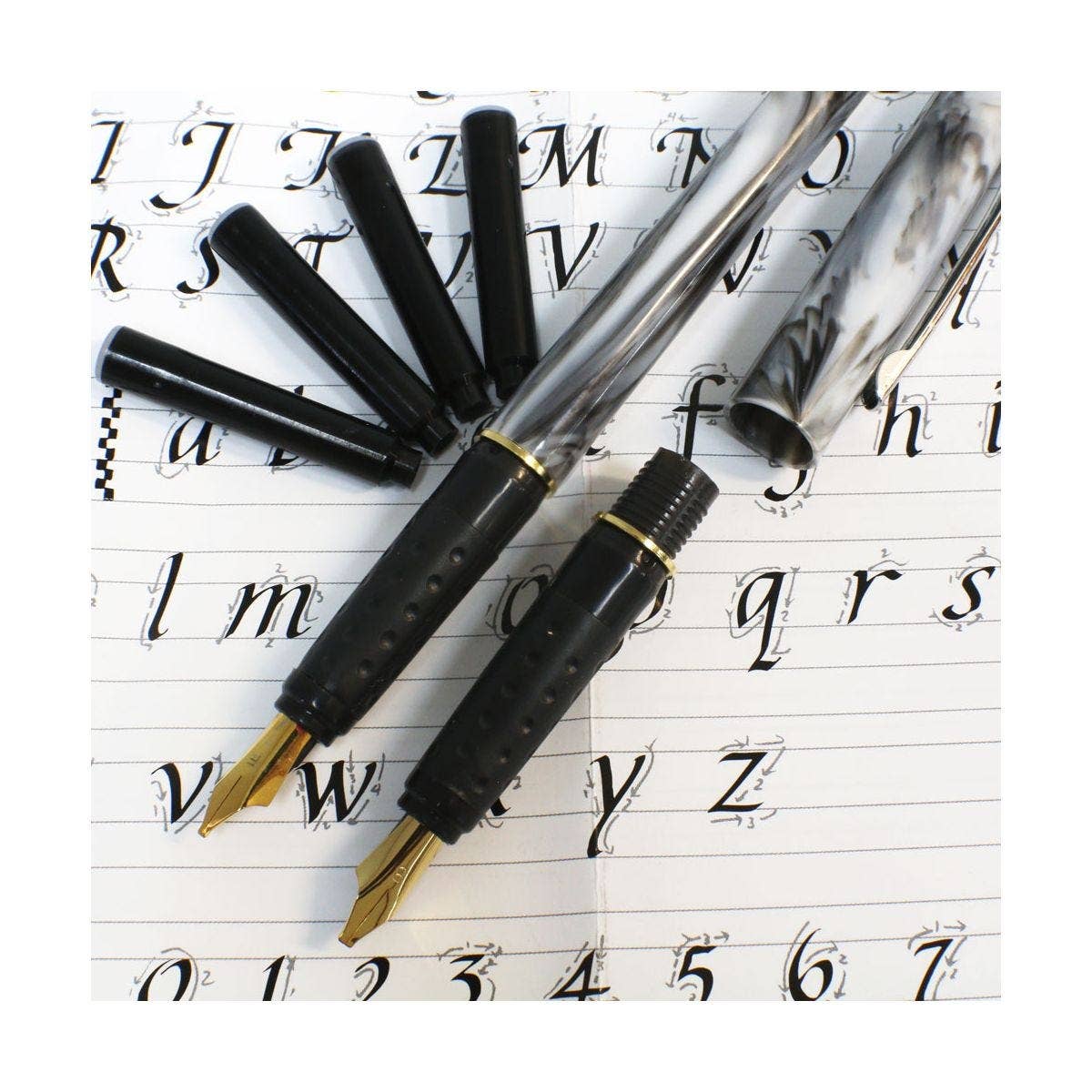 Pens - Calligraphy 2 Nib Pen Set Signature 8pc