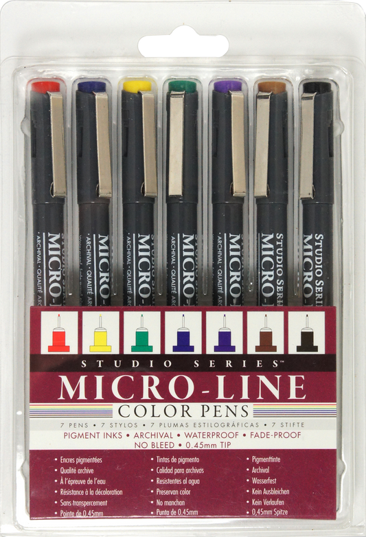 Pens - Studio Series Color Micro-Line Set (Set of 7)