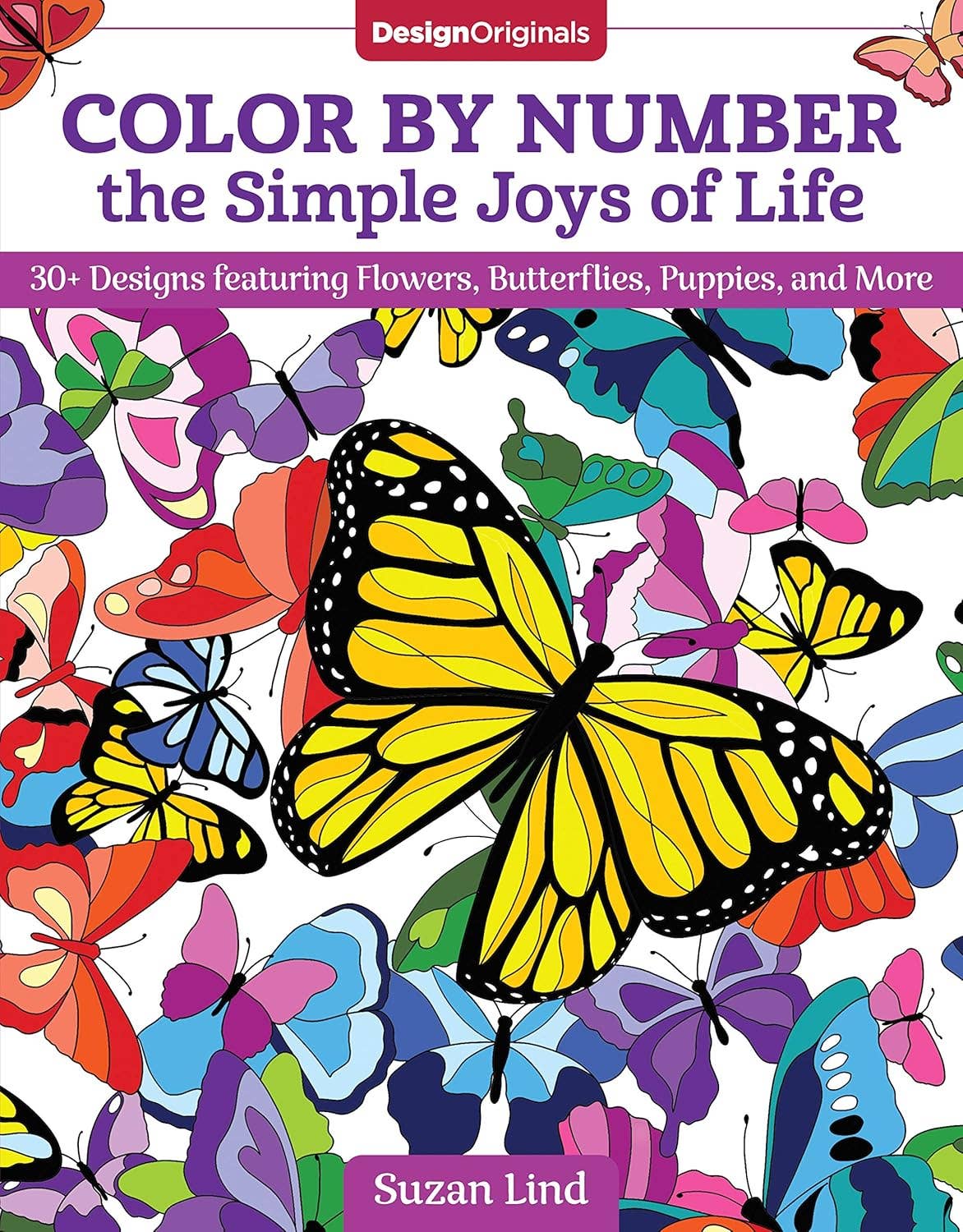 Coloring Book - Color by Number the Simple Joys of Life