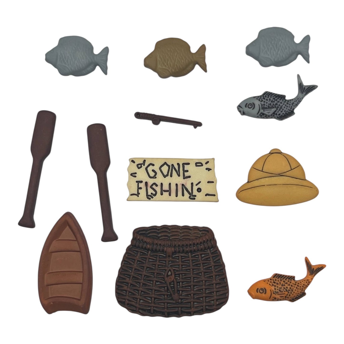 Value PackFishing Theme Craft & Sewing Button Assortment