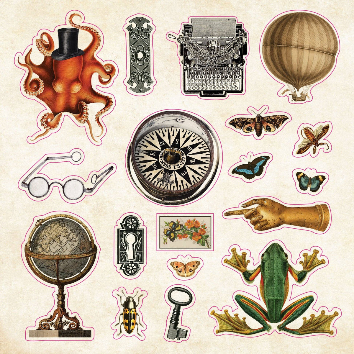 Stickers - The Sticker Book of Curiosities