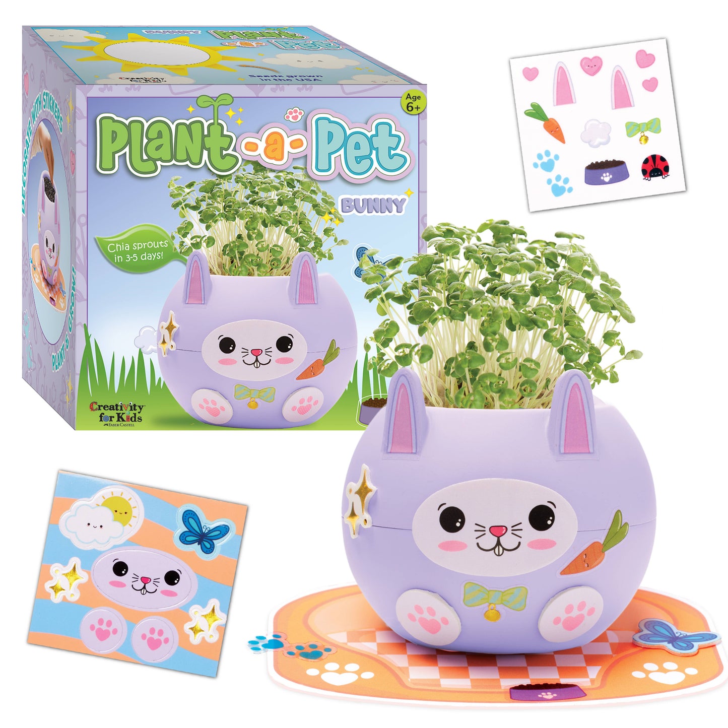 Plant a Pet Mini Grow Craft Kit for Kids: Puppy