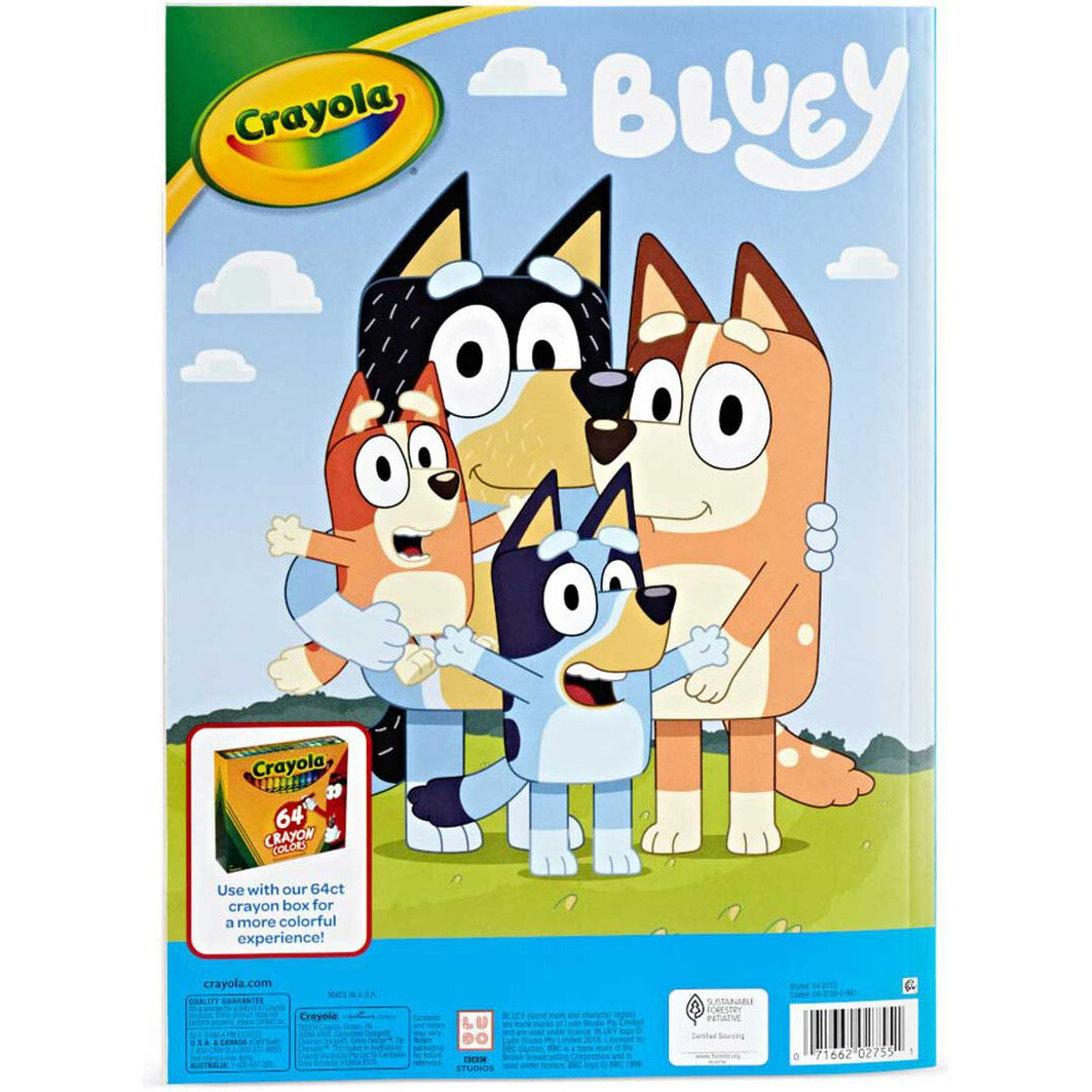 Coloring Book - Bluey Crayola 96 Page Coloring Book with Sticker Sheet