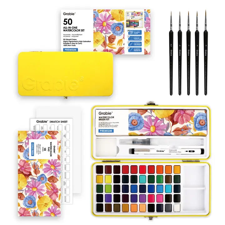 Watercolor - Grabie All-in-One Premium Watercolor Set of 50