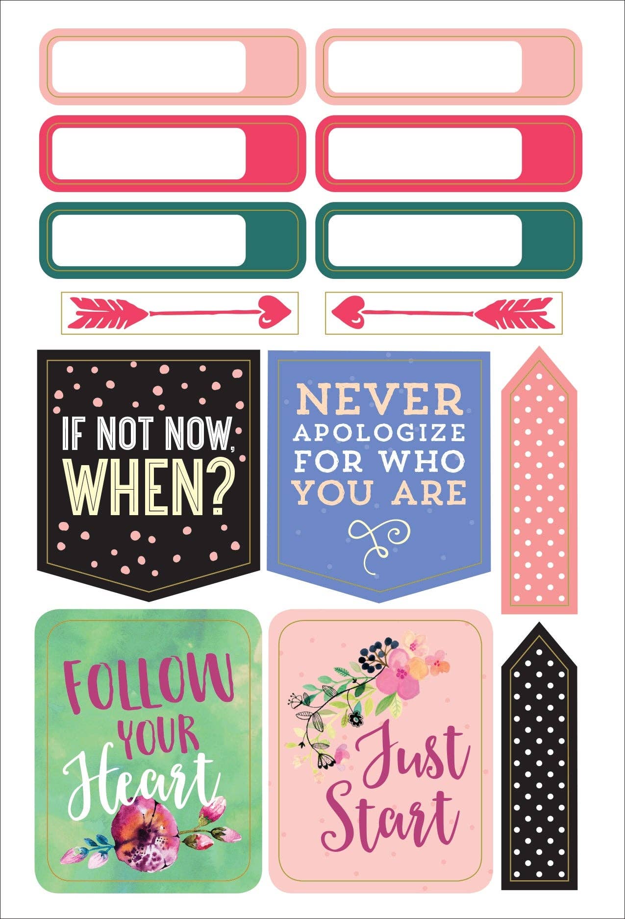 Stickers - Essentials She Believed She Could Planner