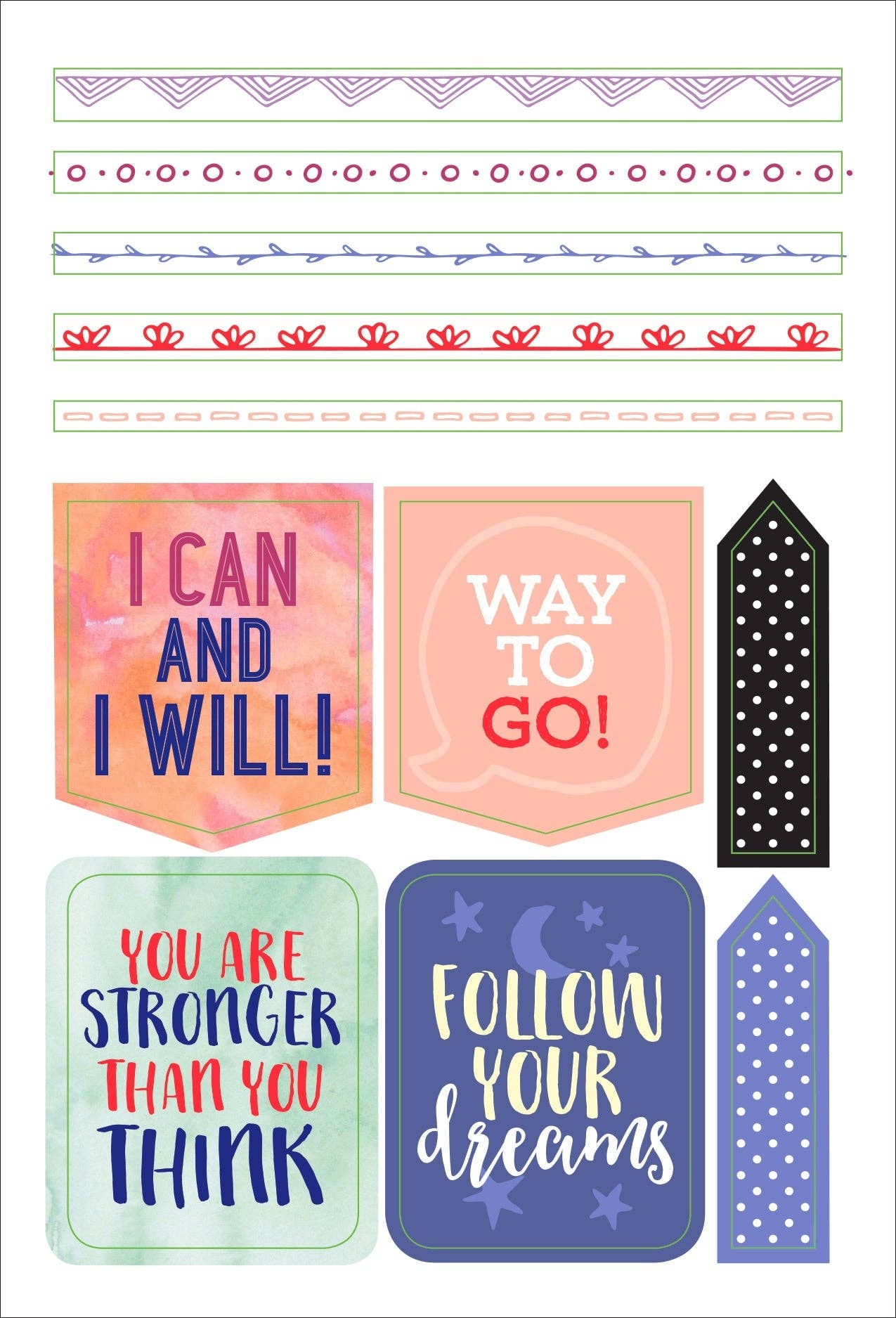 Stickers - Essentials She Believed She Could Planner