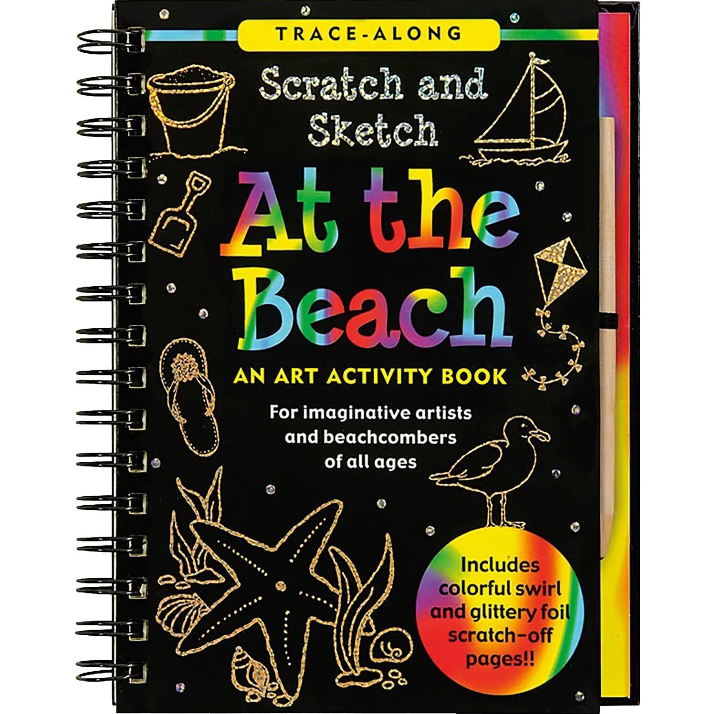 Scratch and Sketch - At the Beach
