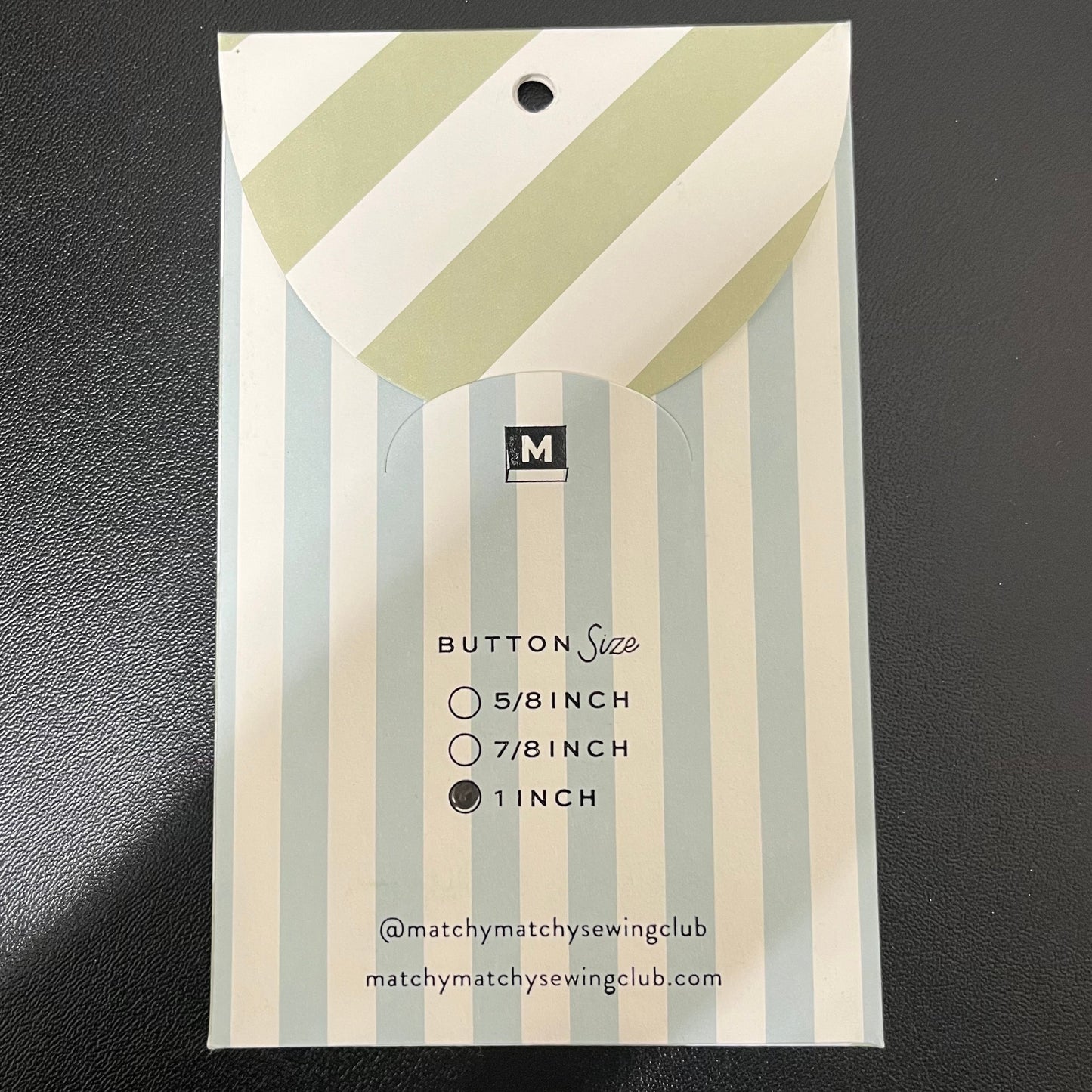 Buttons - Milk 1" Corozo Nut Set of 4