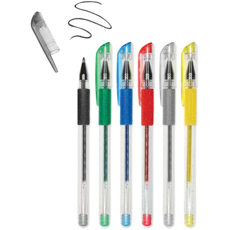 Pens - Color Factory Living In Color Color-Flow Gel Pen Set 6/Pkg Metallic
