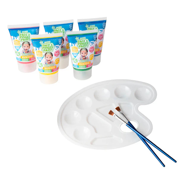 Paint - Natural Face & Finger Paint All in One Paint Set