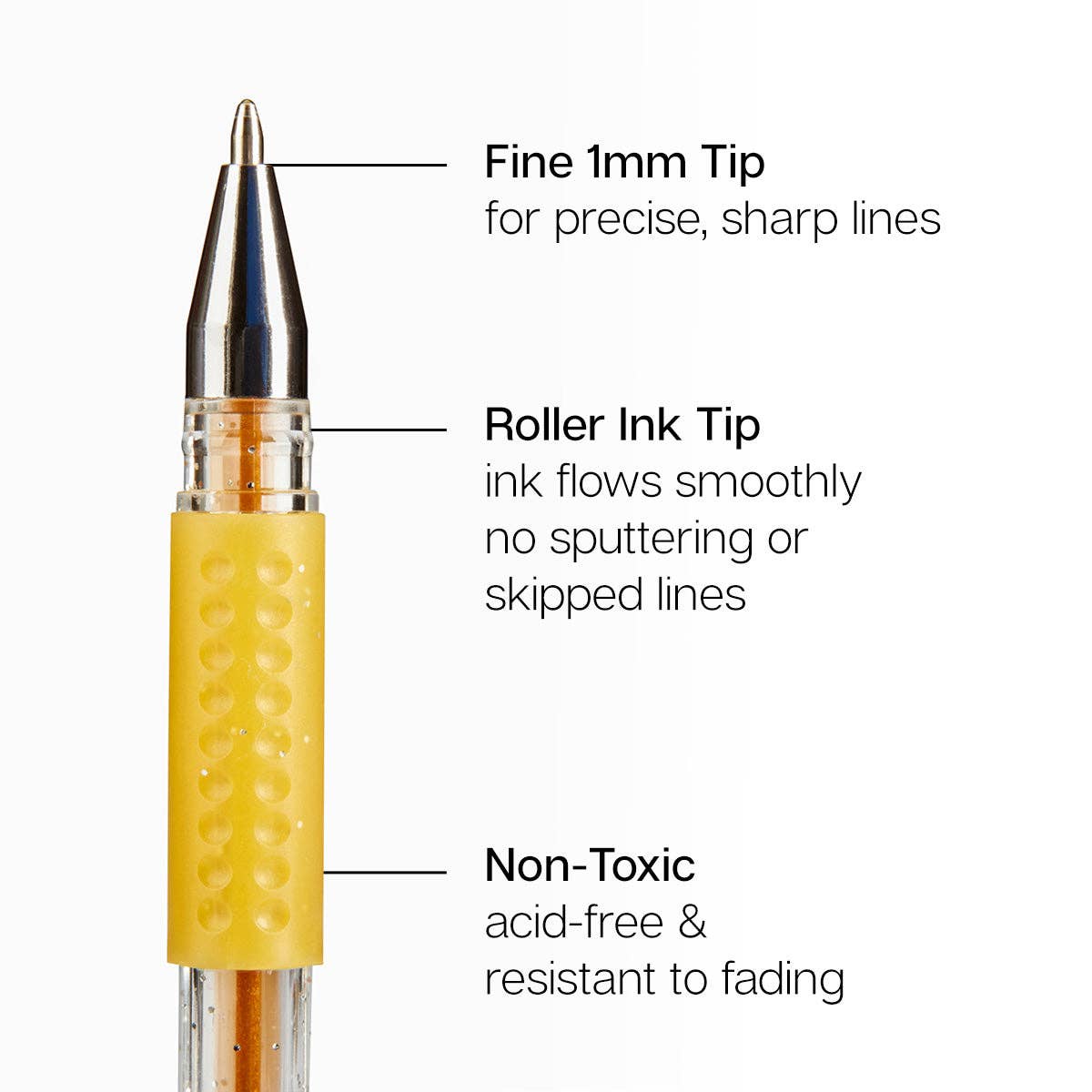 Pens - Gel Pens - Comfort Grip - 80 Colors