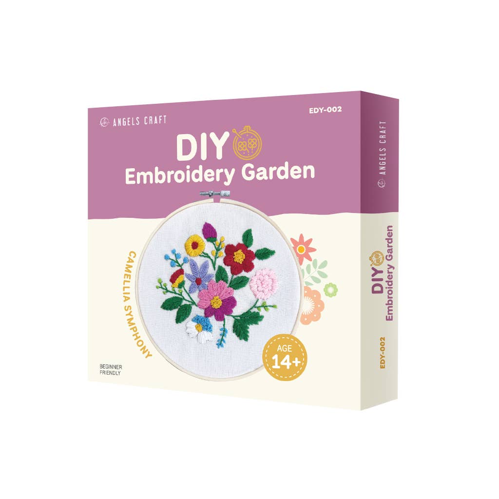 Stamped Embroidery Kit - Summer Bouquet
