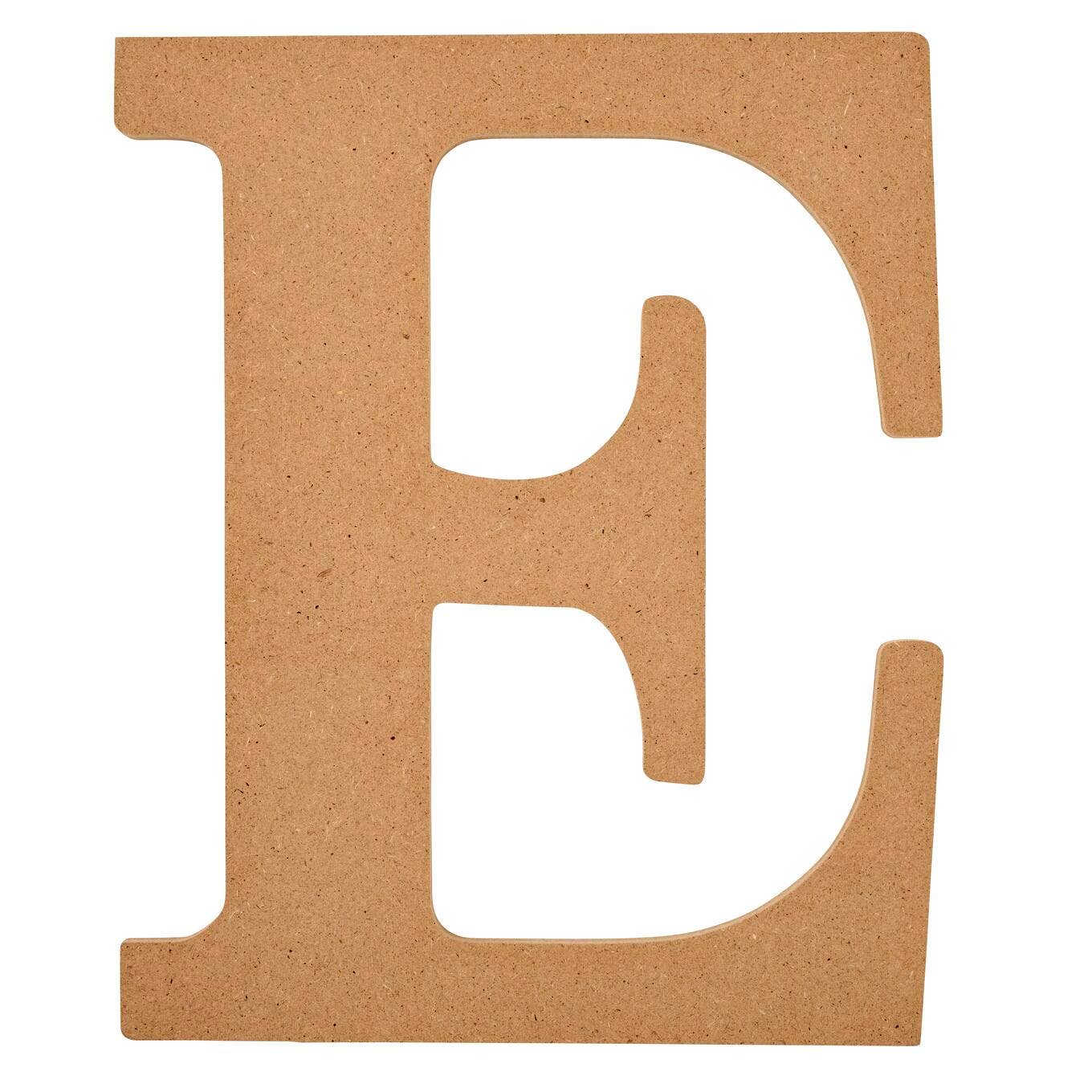 Wood - 8 inch MDF Letter - E