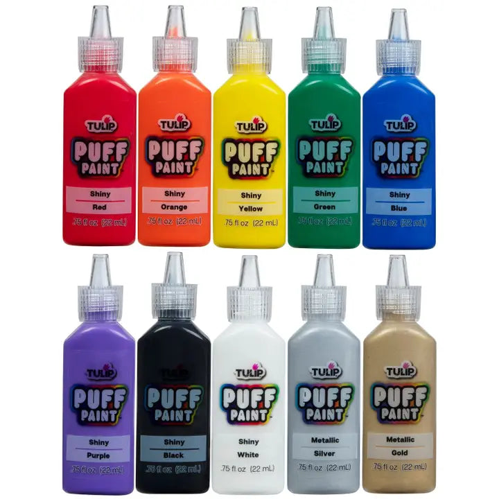 Paint - Puff Paint Essentials .75 Fl oz 10 Pack