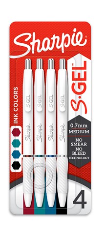 Chalk - Sharpie S-Gel Vivid Colored Ink 4ct Classic Color Ink