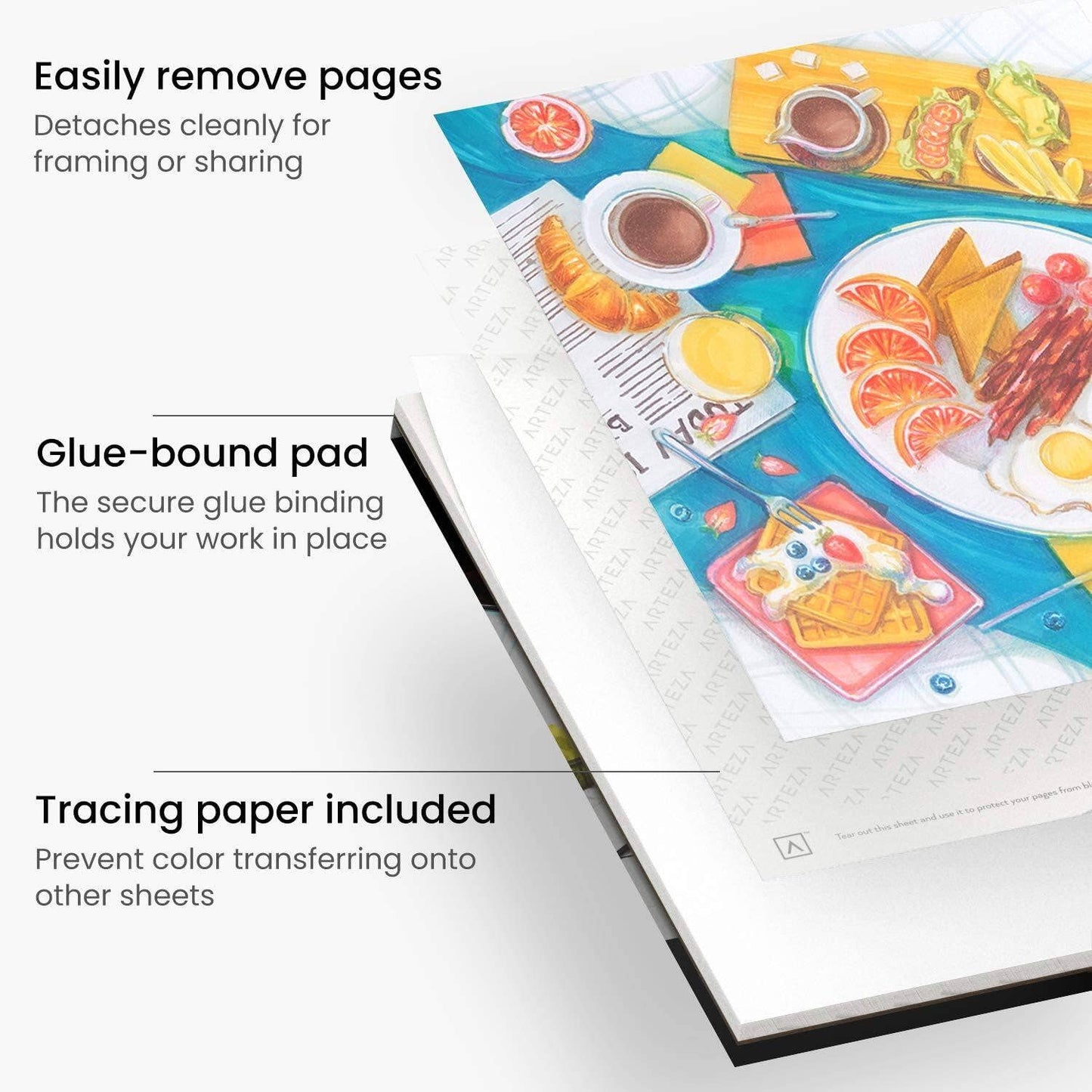 Paper Pad - Arteza® Marker 9" x 12", 50 Sheets Each