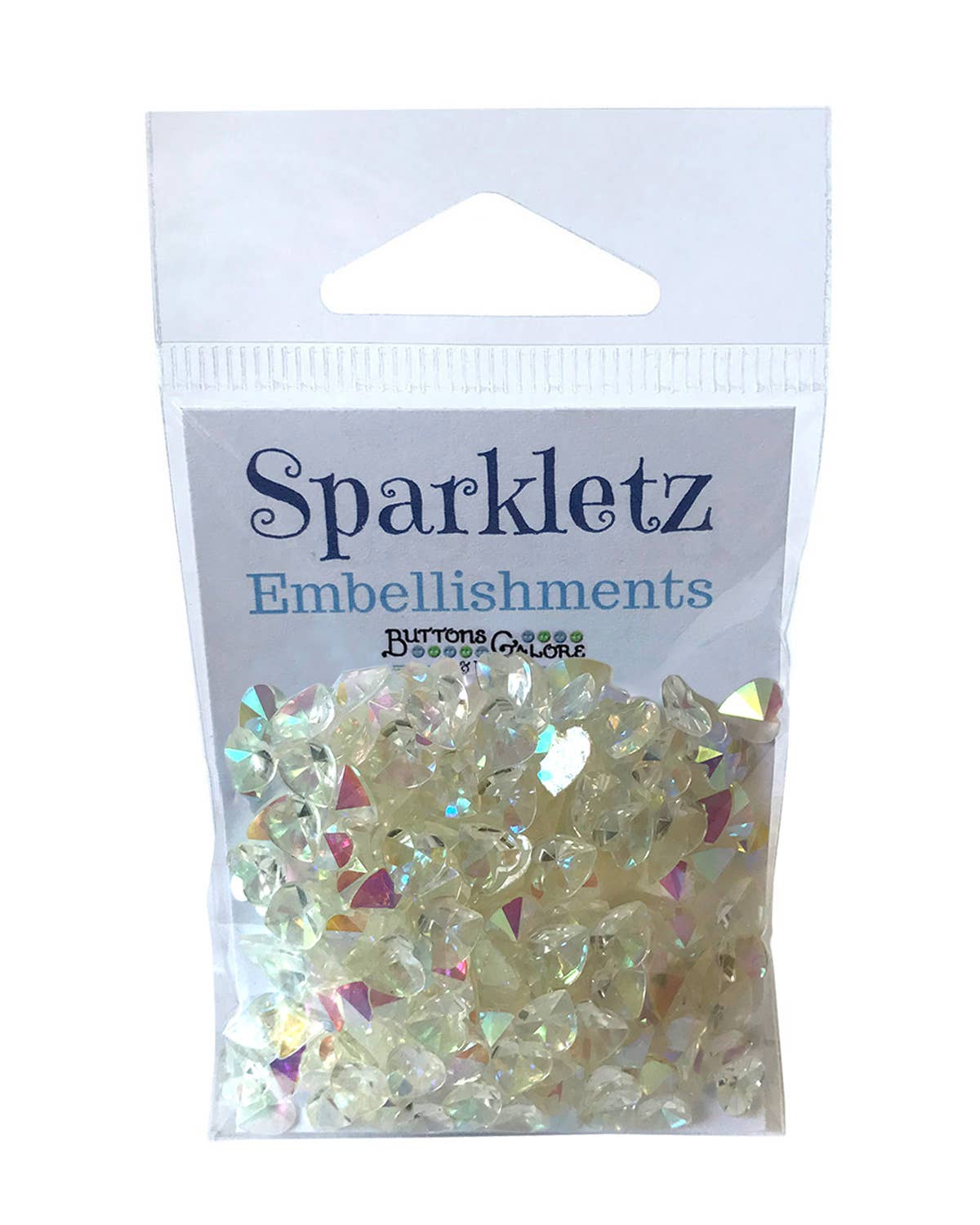 Jewels - Crystal Hearts Sparkletz DIY Craft Embellishments