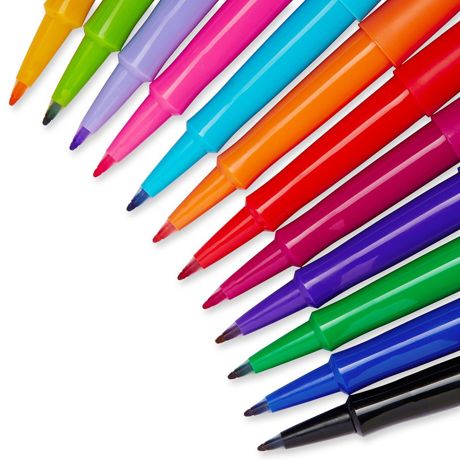 Markers - Paper Mate Flair Medium Felt Tip Pens 12/Pkg
