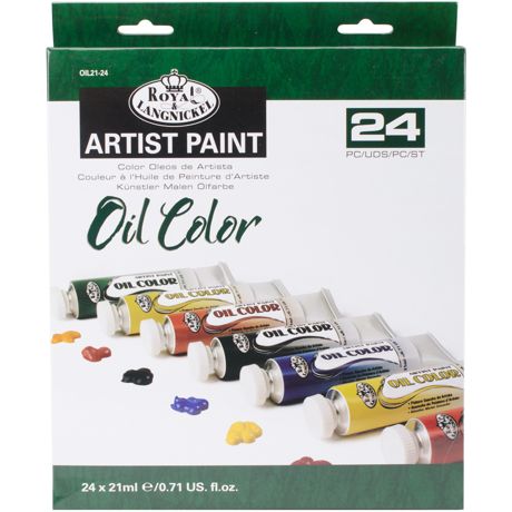 Paint - Royal & Langnickel® Oil Paints 21ml 24/Pkg