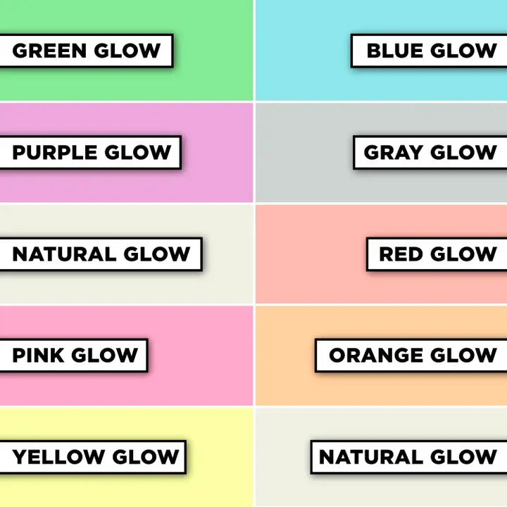 Paint - Puff Paint Glow, Multi-Surface Craft Paint, .75 Fl. oz. 10 Pack