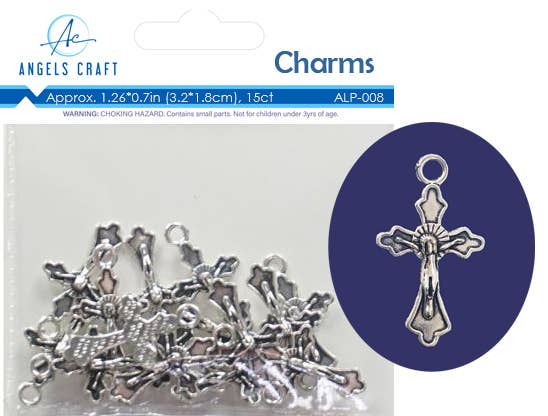 Jewelry - Alloy Pendant Charms 15-ct, Cross
