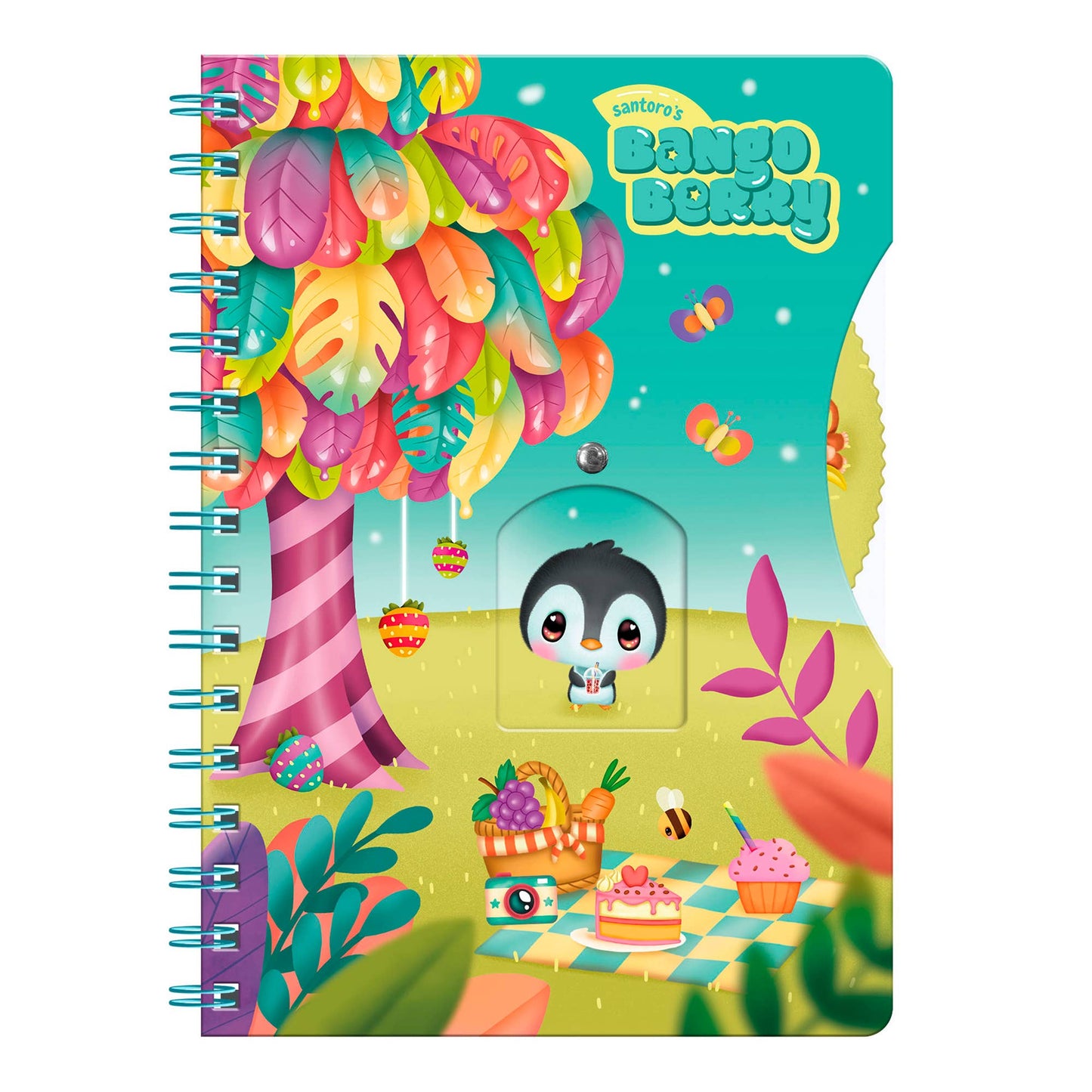 Notebook - Bangoberry Story Wheel Notebook - Picnic on the Hill