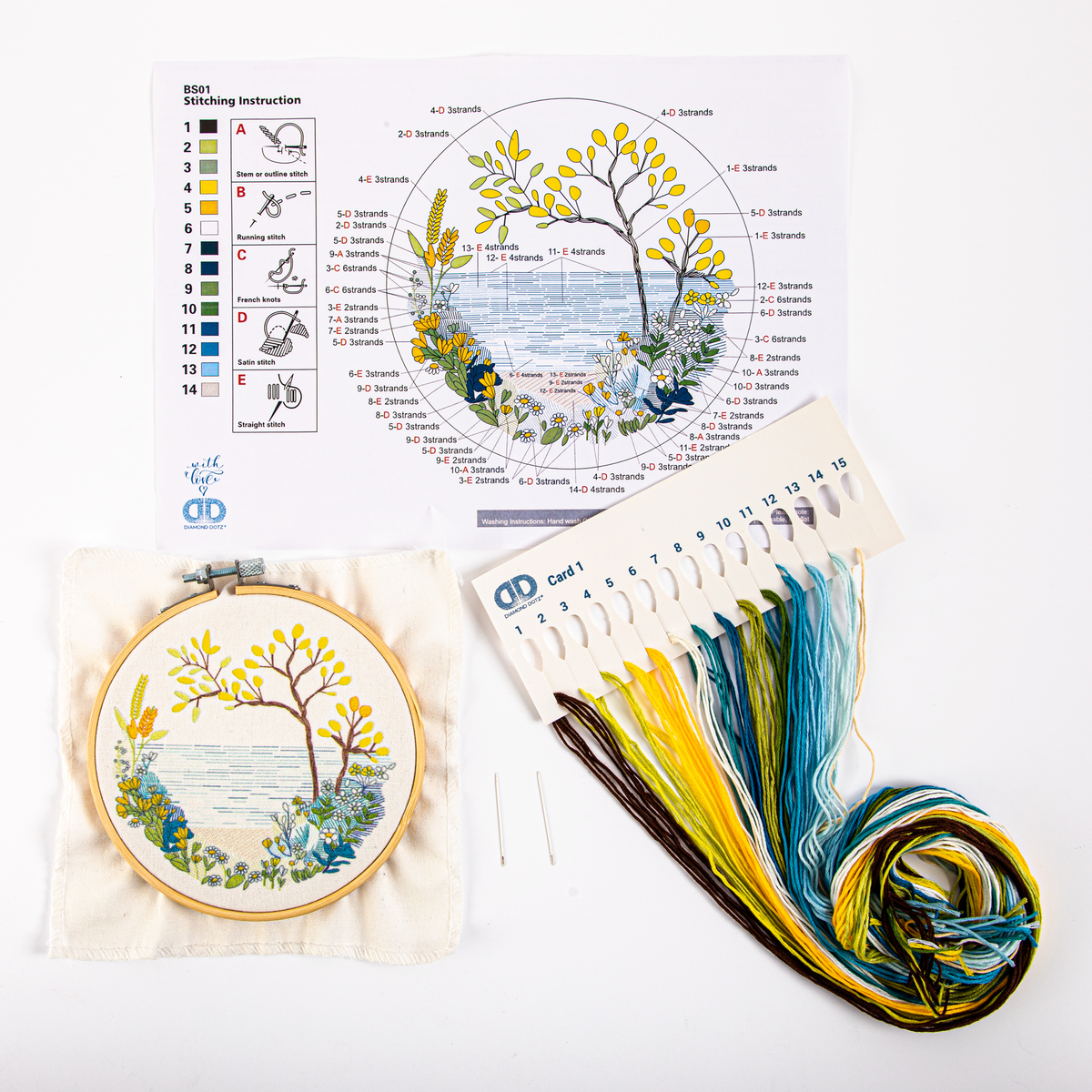 Cross Stitch - Diamond Dotz Wild Ocean Embroidery Kit - 5.0"