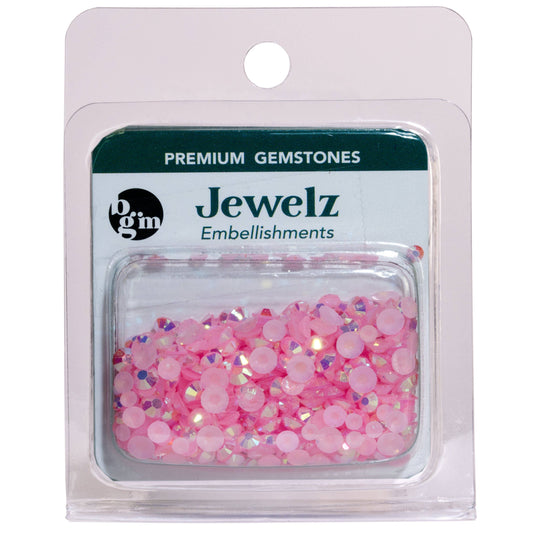 Jewels - Pink AB Flat Back Jewelz