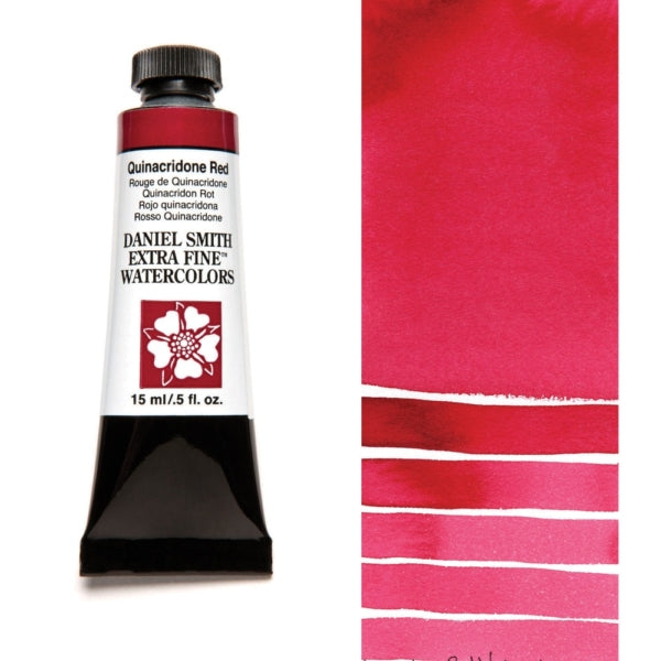 Paint - Daniel Smith Extra Fine Watercolor Paint 5ml Tube - Quinacridone Red