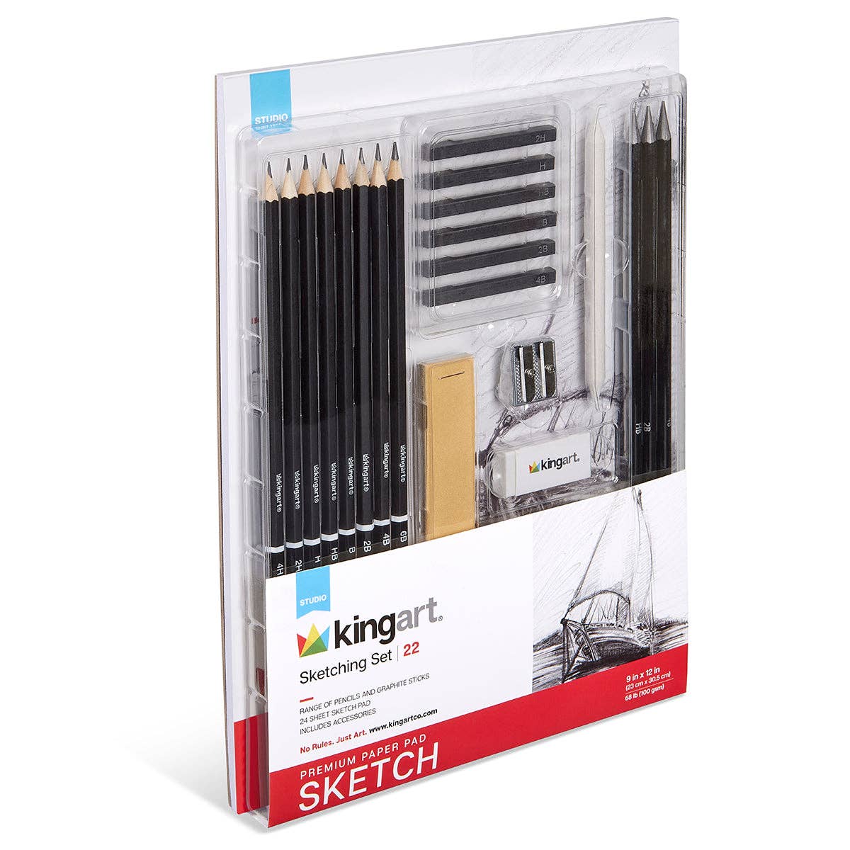 Sketch Kit - Sketching Essentials Set - 22 pcs