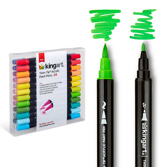 Markers - PRO Twin-Tip™ Acrylic Paint Pens – 24 Colors