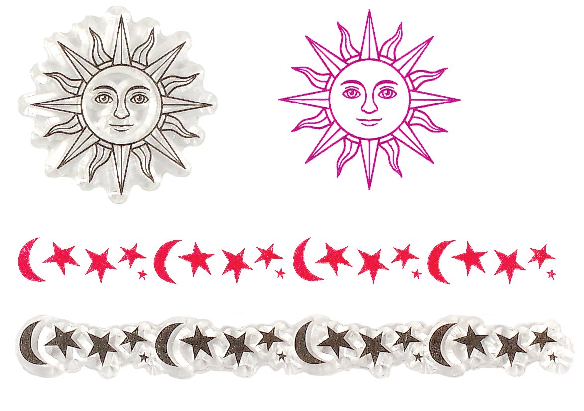 Stamps - Celestial Clear Silicone Stamp Set