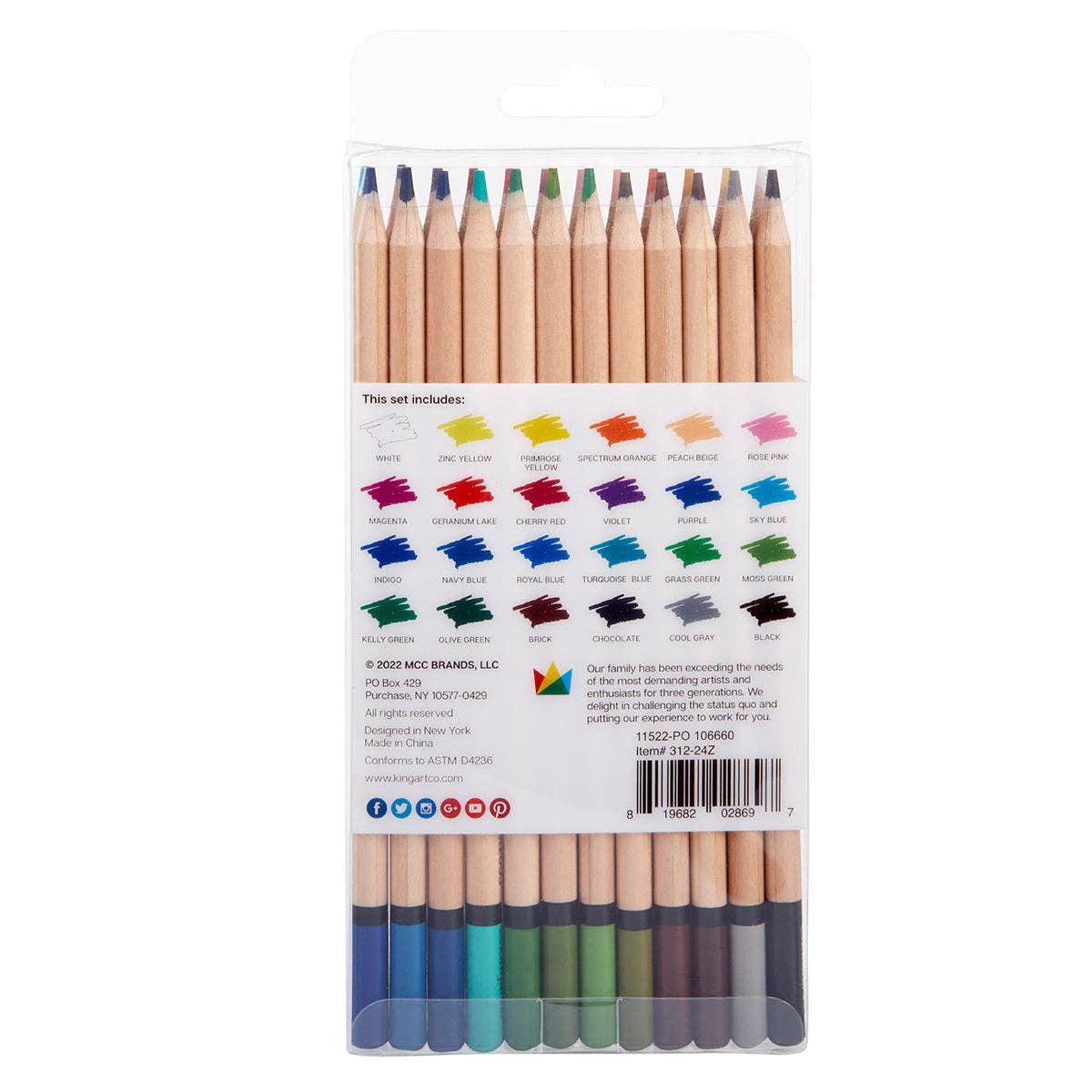 Colored Pencils - 24 Colors