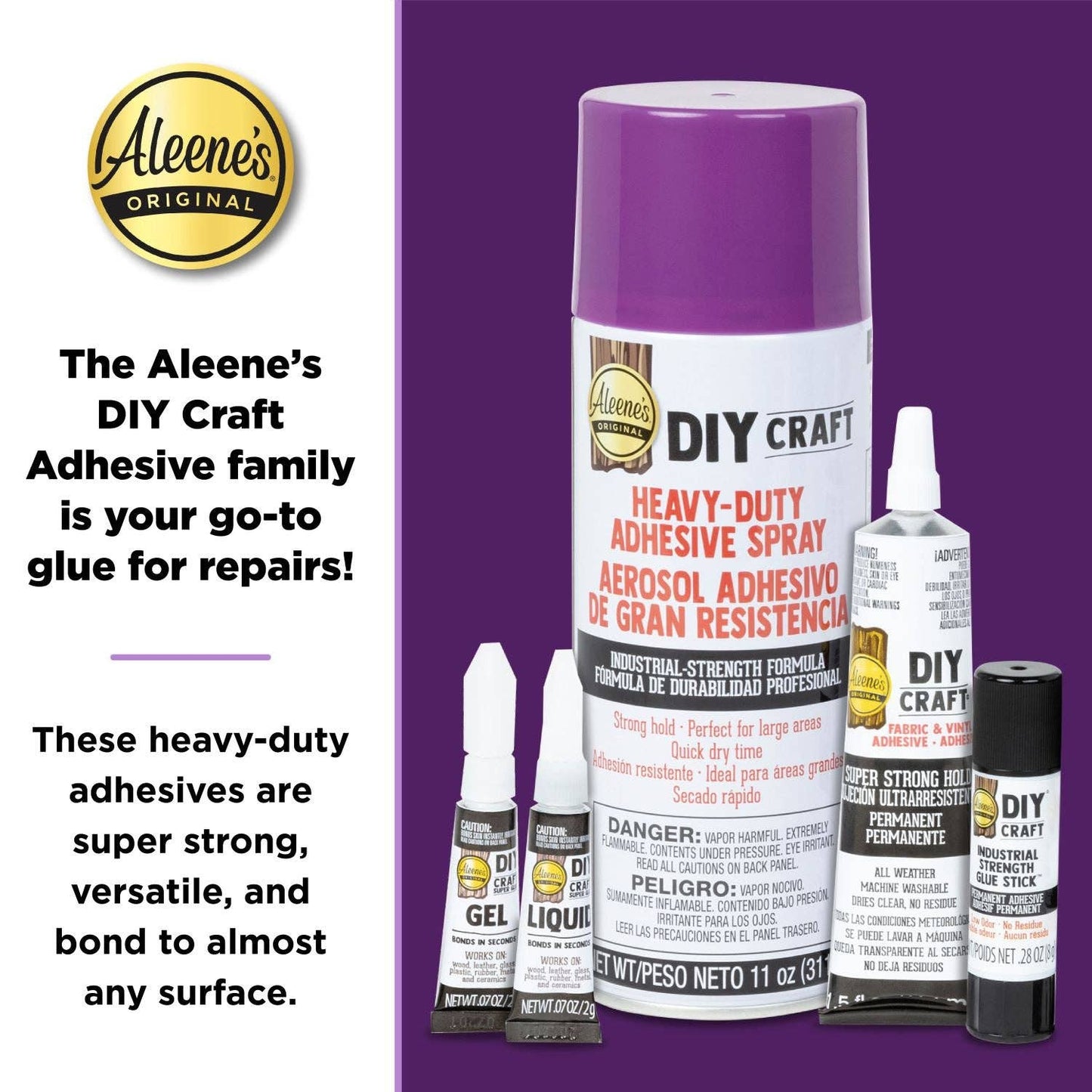 Adhesive - Aleenes DIY Craft Super Glue Liquid .07 oz. 2 Pack
