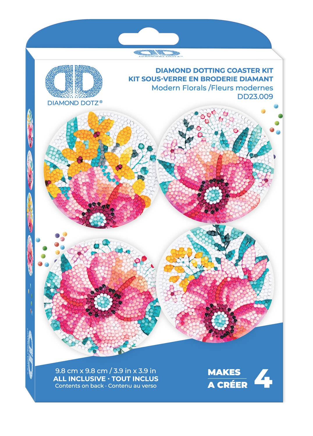 Diamond Dotz - Coasters - Modern Florals