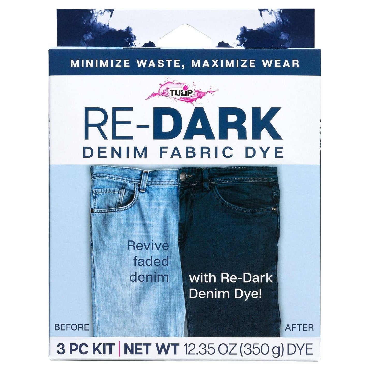 Dye Kit - Tulip Re-Dark Denim Fabric