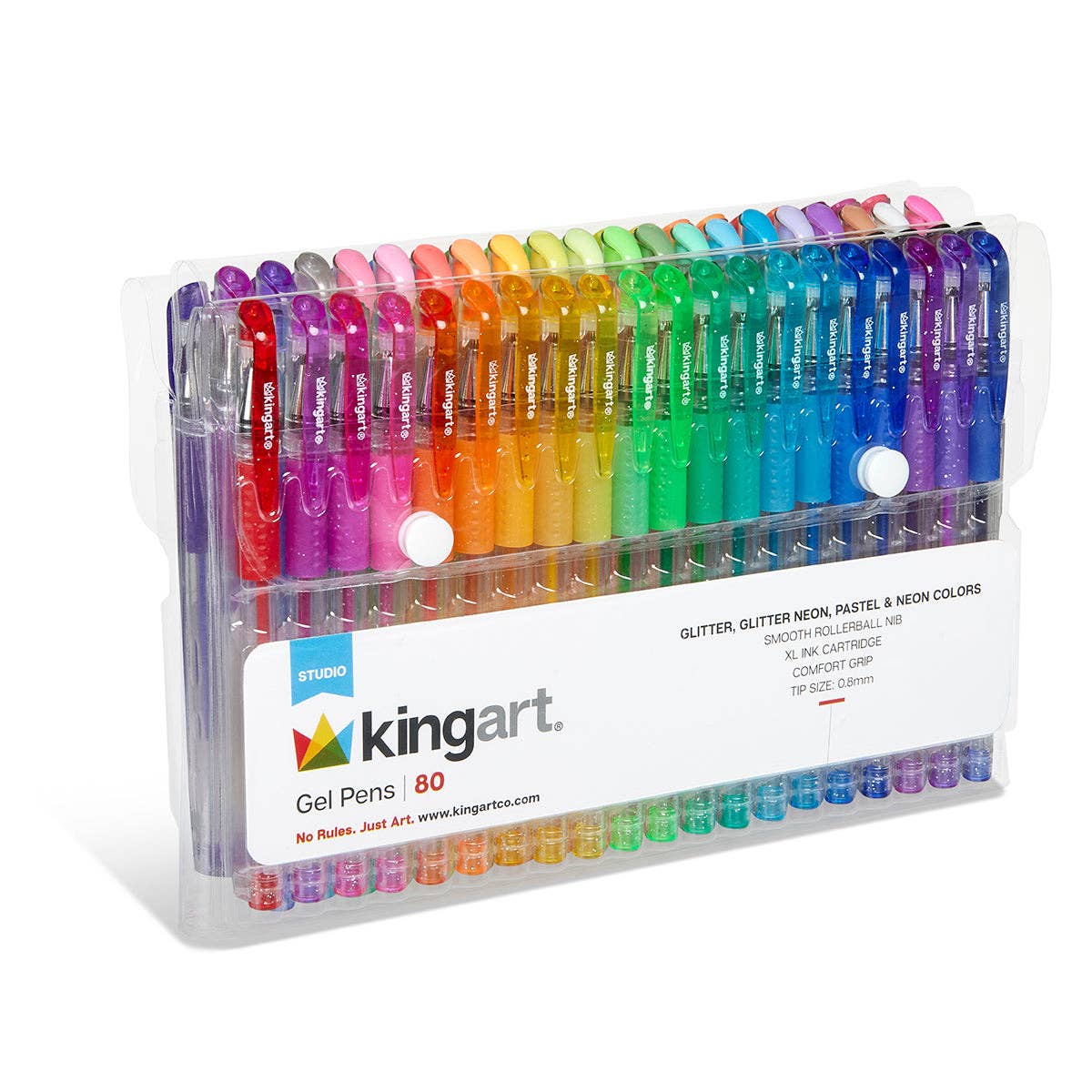 Pens - Gel Pens - Comfort Grip - 80 Colors