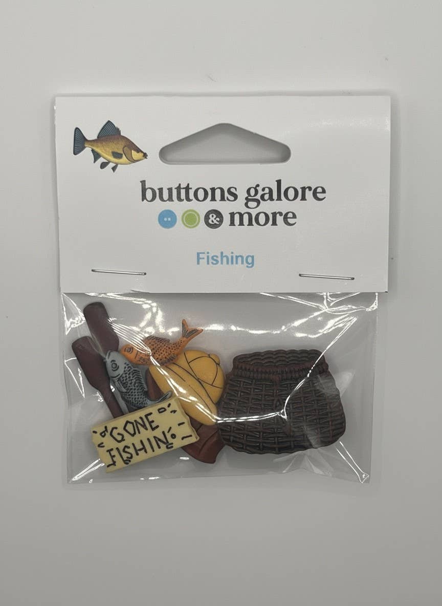 Value PackFishing Theme Craft & Sewing Button Assortment