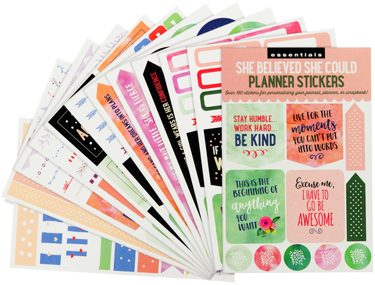 Stickers - Essentials She Believed She Could Planner