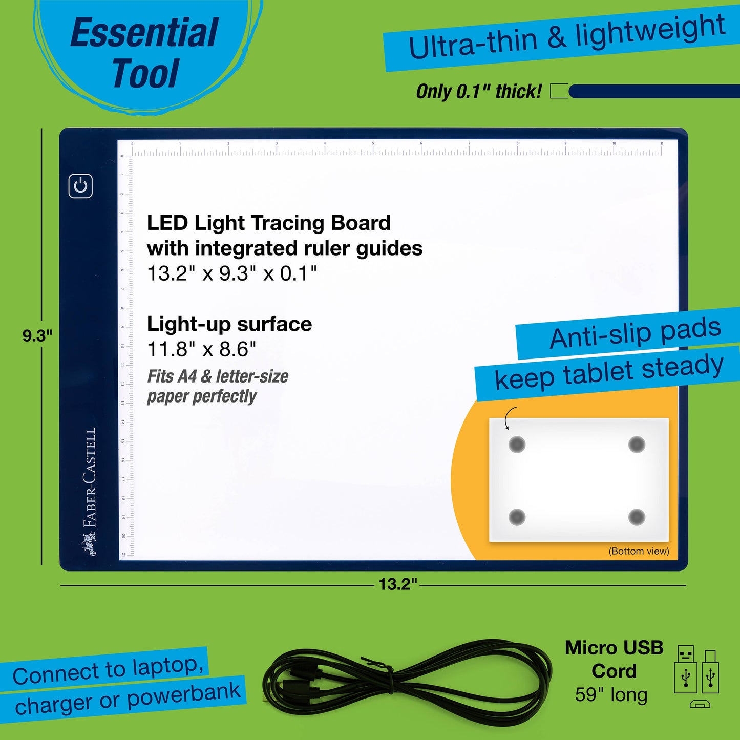 LED Light Tracing Tablet Board for Arts and Crafts
