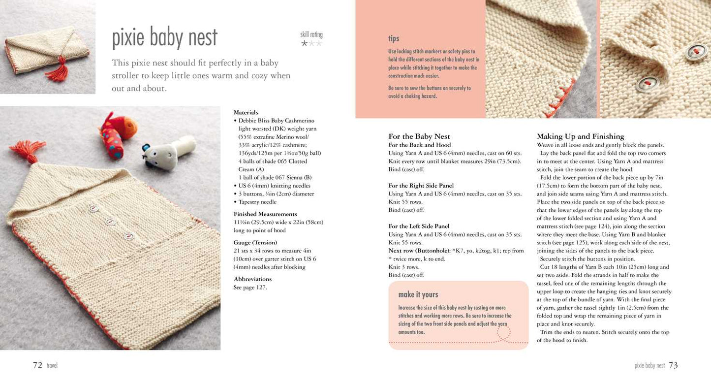Book - 35 Knitted Baby Blankets by Laura Strutt: Paperback; 128 pages