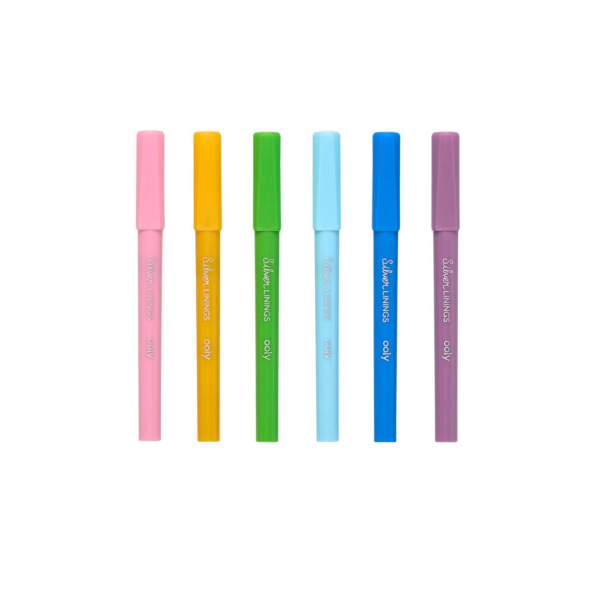 Markers - Silver Linings: Colorful Outline (Set of 6)