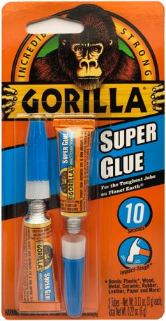 Glue - Gorilla Super Glue Twin Pack